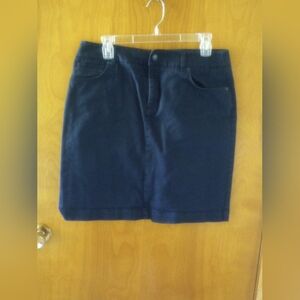 Jones New York Navy Mini skirt size 10